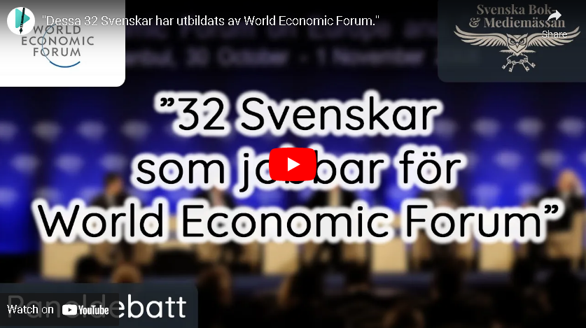 32 SVENSKAR SOM JOBBAR FÖR WORLD ECONOMIC FORUM